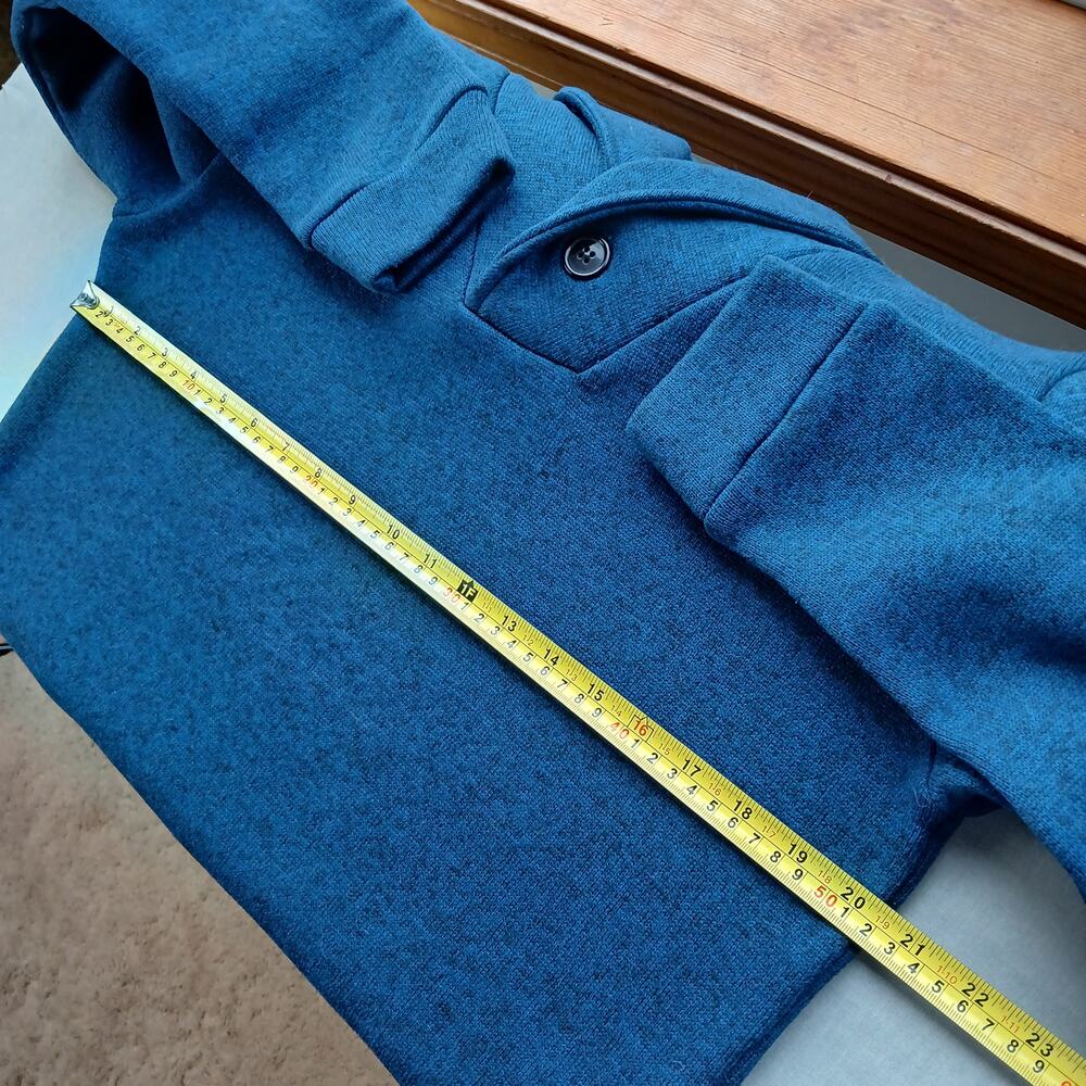 Coofandy Shawl Collar Fleece Sweater Sweatshirt Men's Medium comfy pullover knit - Picture 7 of 10